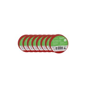 Schneider 2420100 8 Adet 19 mm x 20 m Kırmızı İzole Elektrik Bandı