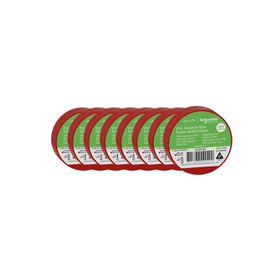 Schneider 2420100 8 Adet 19 mm x 20 m Kırmızı İzole Elektrik Bandı
