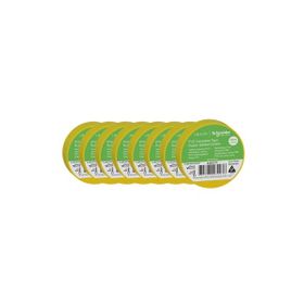 Schneider 2420101 8 Adet 19 mm x 20 m Sarı İzole Elektrik Bandı