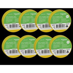 Schneider 2420101 8 Adet 19 mm x 20 m Sarı İzole Elektrik Bandı