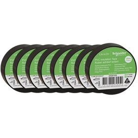 Schneider 2420103 8 Adet 19 mm x 20 m Siyah İzole Elektrik Bandı
