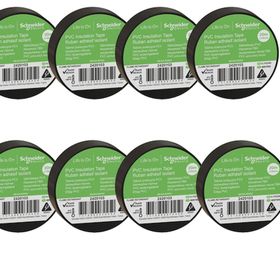 Schneider 2420103 8 Adet 19 mm x 20 m Siyah İzole Elektrik Bandı