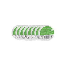 Schneider 2420104 8 Adet 19 mm x 20 m Beyaz İzole Elektrik Bandı