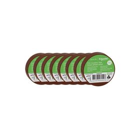 Schneider 2420107 8 Adet 19 mm x 20 m Kahverengi İzole Elektrik Bandı