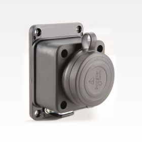 Schneider 3201-362-0300 1x16A IP44 Kauçuk Duvar Prizi