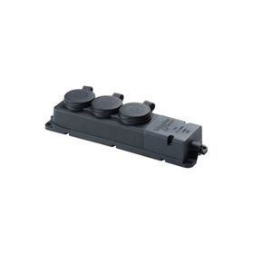 Schneider 3201-366-0301 Kauçuk Üçlü Grup Priz