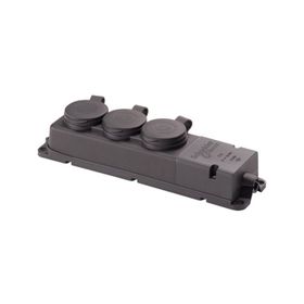 Schneider 3201-366-0301 Kauçuk Üçlü Grup Priz