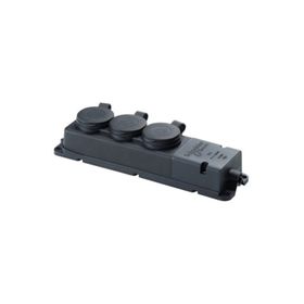 Schneider 3201-366-0301 Kauçuk Üçlü Grup Priz
