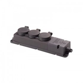 Schneider 3201-366-0301 Kauçuk Üçlü Grup Priz