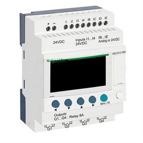 Schneider 3389110547542 Electric SR2B121BD Zelio Logic 24V DC Kompakt Akıllı Röle