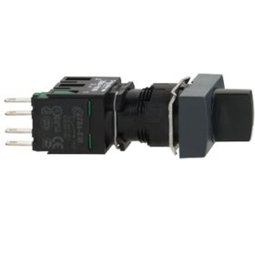 Schneider 3389110764574 0-1 Kalıcı Dikdörtgen Siyah Mandal Buton