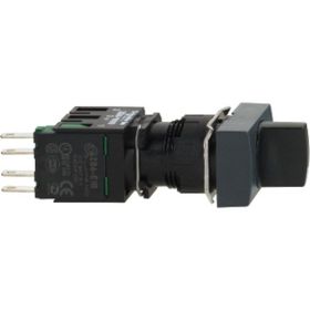 Schneider 3389110764574 0-1 Kalıcı Dikdörtgen Siyah Mandal Buton