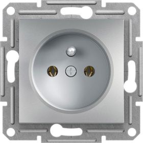 Schneider 3606480728518 Electric Eph1400161 Asfora Alüminyum Işıklı Anahtar Çerçevesiz