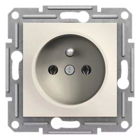 Schneider 3606480987052 Electric Eph2870123 Asfora Krem Ups Pim Topraklamalı Priz