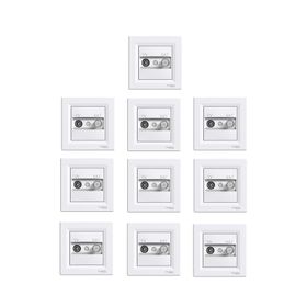 Schneider 3606480987182 Electric Eph3470121 Asfora Beyaz Tv-sat Prizi 1db Sonlu