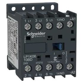 Schneider 3P 6A AC3 24VDC 1NA TeSys K Kontaktör