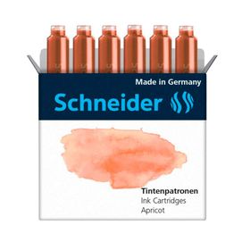 Schneider 4004675147448 Tintenpatronen 166116 6'lı Turuncu Dolma Kalem Kartuşu