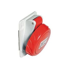 Schneider 81283 Pratika 5x63A 380-415V IP67 Eğik Makina Prizi