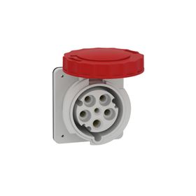 Schneider 81683 Pratika 5x63A 3P+N+E 380-415VAC IP67 Düz Makine Prizi
