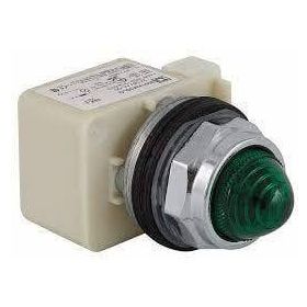 Schneider 9001KP35LGG9 30 mm 24 Watt AC/DC Ba 9S IP66 Yeşil Parlak Led Sekizgen Pilot Işığı