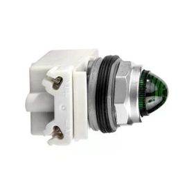 Schneider 9001KP7G9 30 mm 230 Watt AC Ba 9S IP66 Yeşil Sekizgen Pilot Işığı
