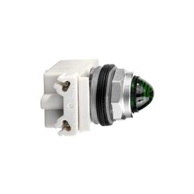 Schneider 9001KP7G9 30 mm 230 Watt AC Ba 9S IP66 Yeşil Sekizgen Pilot Işığı