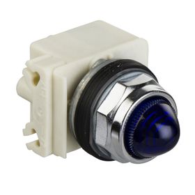 Schneider 9001KP7L9 30 mm 230 Watt AC Ba 9S IP66 Mavi Sekizgen Pilot Işığı