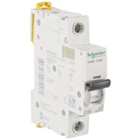 Schneider A9F74120 İc60N Serisi 1x20A C Tipi 6Ka Otomatik Sigorta