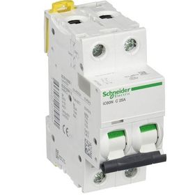 Schneider A9F74225 İC60N Serisi 2x25A C Tipi 6kA Otomatik Sigorta