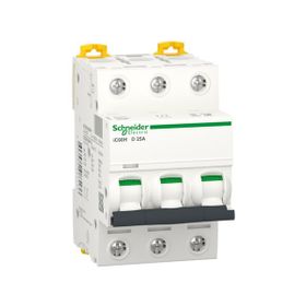 Schneider A9F85325 İC60H 3P 25 D Tipi Minyatür Otomatik Sigorta