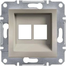 Schneider Asfora RJ45 Bronz Boş Priz