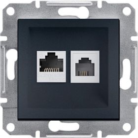Schneider Asfora RJ45 Bronz Boş Priz