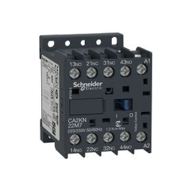 Schneider CA2KN22Q7 Tesys K 380 Watt AC 2NA+2NK Yardımcı Kontaktör