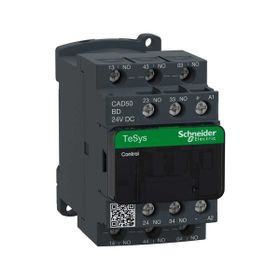 Schneider CAD50BD 5NA 24VDC Siyah Yardımcı Kontaktör