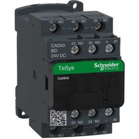 Schneider CAD50BD 5NA 24VDC Siyah Yardımcı Kontaktör