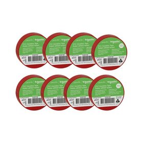 Schneider Electric 2420100-8 20 mt 19 mm 8 Adet Kırmızı PVC İzolasyon Bandı