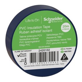 Schneider Electric 2420102 20 mt 19 mm Mavi PVC İzolasyon Bandı