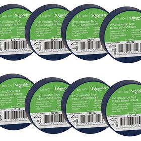 Schneider Electric 2420102-8 20 mt 19 mm 8 Adet Mavi Lacivert PVC İzolasyon Bandı