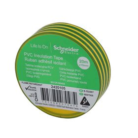 Schneider Electric 2420105 20 mt 19 mm Sarı Yeşil PVC İzolasyon Bandı