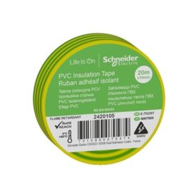 Schneider Electric 2420105 20 mt 19 mm Sarı Yeşil PVC İzolasyon Bandı