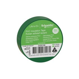 Schneider Electric 2420106 20 mt 19 mm Yeşil PVC İzolasyon Bandı