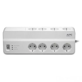 Schneider Electric APC 8'li Beyaz Akım Korumalı Priz