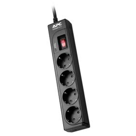 Schneider Electric APC P43B-RS 918 Joule Siyah 4 Çıkışlı Akım Korumalı Priz