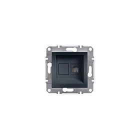 Schneider Electric Asfora Antrasit 1*RJ11 Nümeris Telefon Priz
