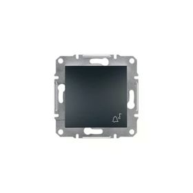 Schneider Electric Asfora Antrasit Çerçevesiz Zil İşaretli Light Buton Priz