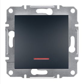 Schneider Electric Asfora Antrasit Plus Işık Light Priz