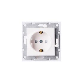 Schneider Electric Asfora Beyaz Çocuk Korumalı Çerçevesiz Topraklı Priz