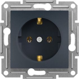 Schneider Electric Asfora Plus Bronz Sonlu Priz