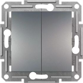 Schneider Electric EPH0300162 1 Kutuplu 2 Devreli Çerçevesiz Çelik Anahtar