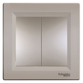 Schneider Electric EPH0300169 Asfora Plus Bronz Komütatör Çerçeveli İkili Anahtar